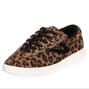 Tretorn leopard sneakers- size 8 - worn twice